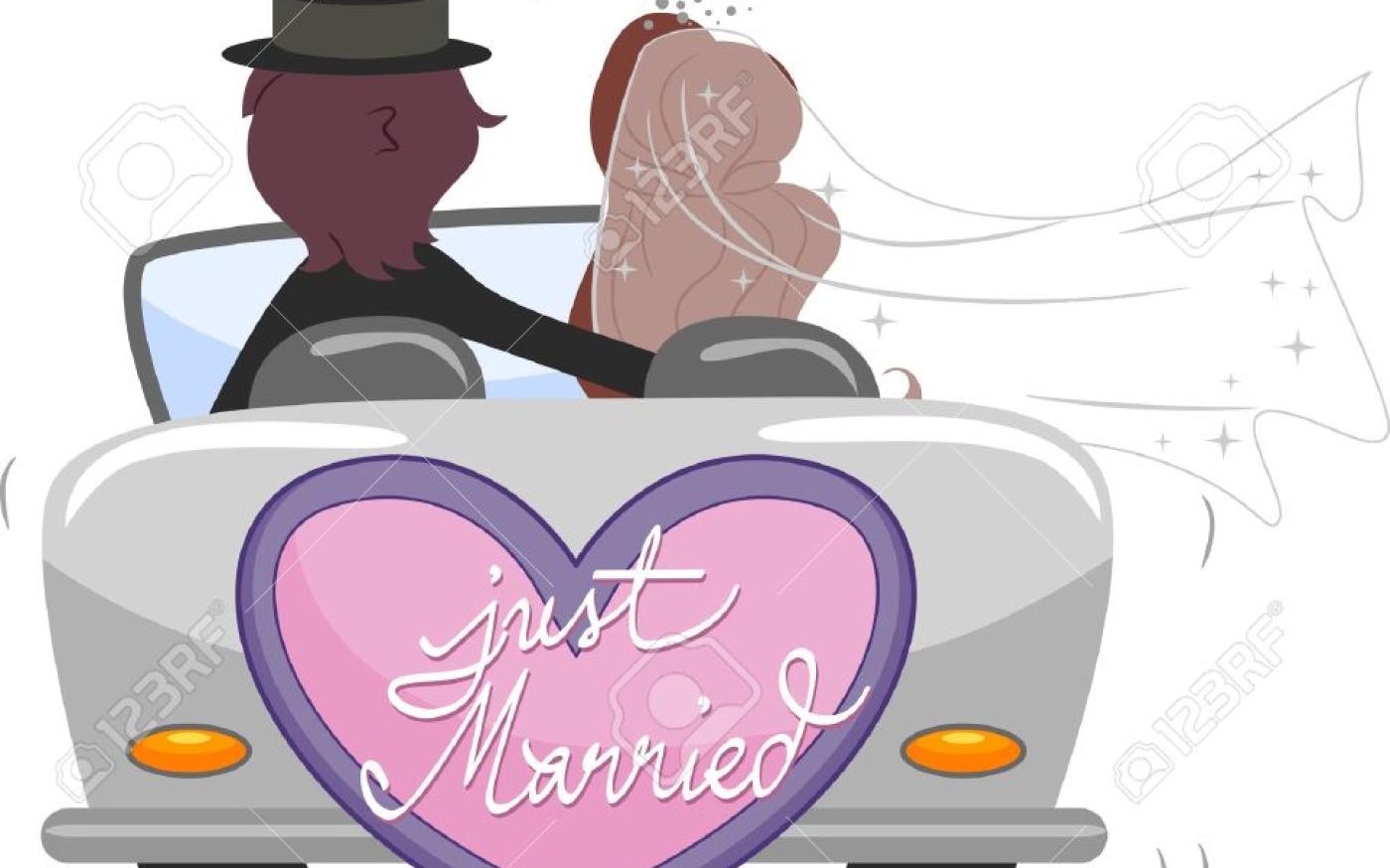 9151194-Illustration-of-a-Newlywed-Couple-Driving-Away-Stock-Illustration-wedding-cartoon_0